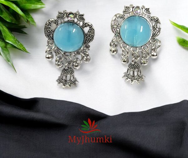 Oxidised Jhumka Earring For Women
